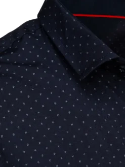 Koszule Męskie>Dstreet Koszula męska z długim rękawem ciemnogranatowa DX2632