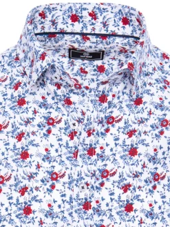 Koszule Męskie>Dstreet Koszula męska z krótkim rękawem biała KX1013