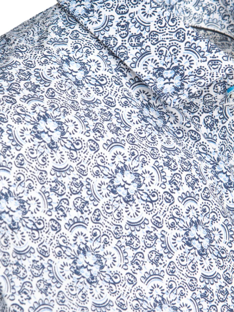 Koszule Męskie|Wyjątkowe Okazje>Dstreet Koszula męska z krótkim rękawem niebieska KX1065