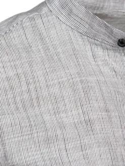 Wyjątkowe Okazje|Koszule Męskie>Dstreet Koszula męska ze stójką z długim rękawem szara DX2659