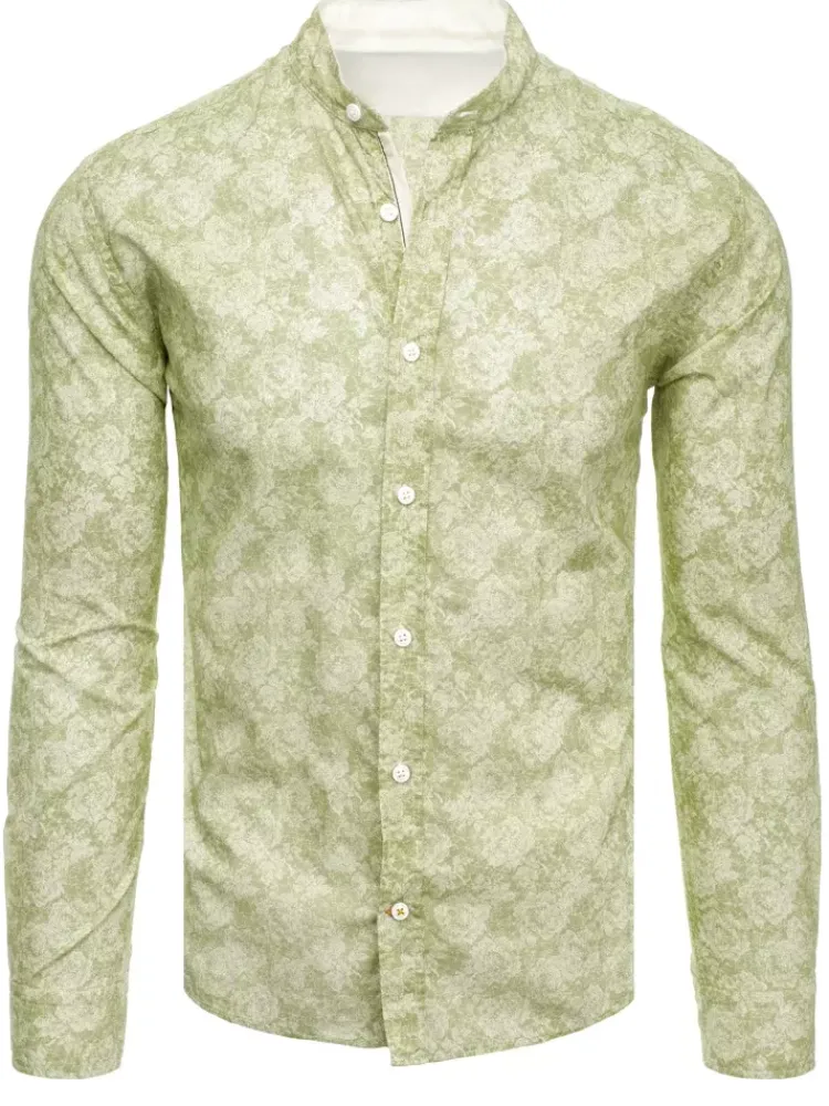 Koszule Męskie>Dstreet Koszula męska zielona DX2303