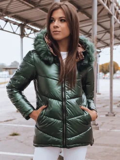 Kurtki Damskie>Dstreet Kurtka damska PAGET zielona TY2400