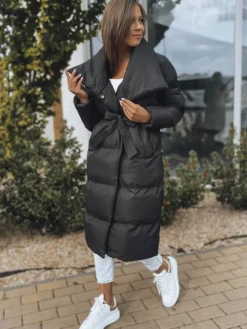 Płaszcze Damskie|Kurtki Damskie>Dstreet Kurtka pikowana damska płaszcz FAVI czarna TY3089