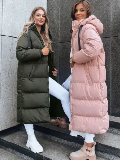 Płaszcze Damskie|Kurtki Damskie>Dstreet Kurtka zimowa damska COZYSEASON zielona TY3760