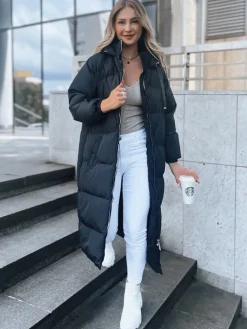 Płaszcze Damskie|Kurtki Damskie>Dstreet Kurtka zimowa damska COZYSEASON czarna TY3761