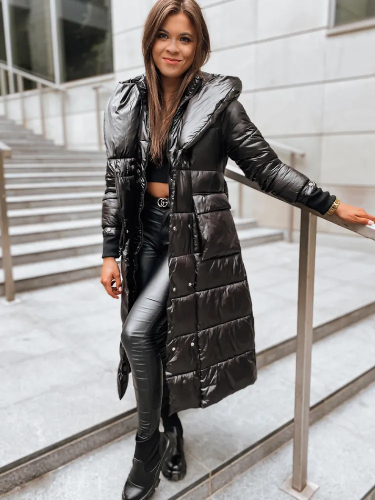 Płaszcze Damskie|Kurtki Damskie>Dstreet Kurtka zimowa damska płaszcz JULIA czarna TY2953