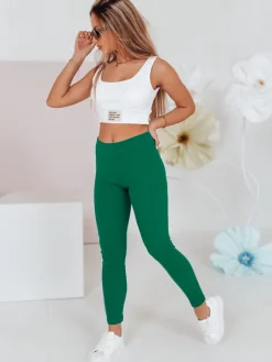 Spodnie Damskie>Dstreet Legginsy damskie CALIFORNIA TEAM zielone UY1413