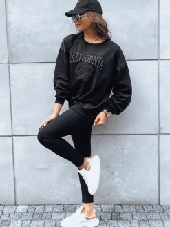 Spodnie Damskie>Dstreet Legginsy damskie CALIFORNIA TEAM czarne UY1709