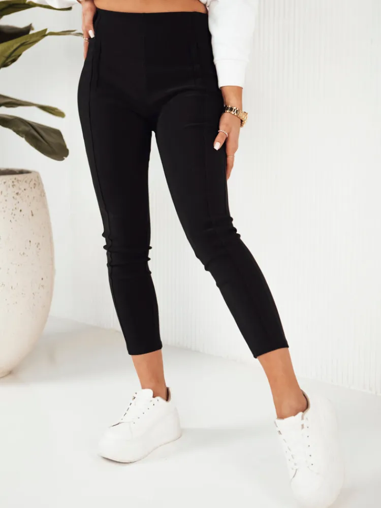 Spodnie Damskie>Dstreet Legginsy damskie HUGO czarne UY1822