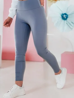 Spodnie Damskie>Dstreet Legginsy damskie z wysokim stanem ACTIVIS niebieskie UY2600