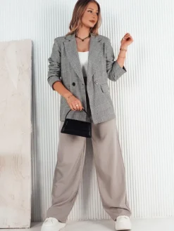 Marynarki Damskie>Dstreet Marynarka damska CANTEN szara PY0072