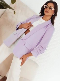 Marynarki Damskie>Dstreet Marynarka damska PINGRE fioletowa PY0075