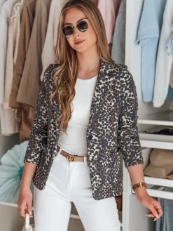 Marynarki Damskie>Dstreet Marynarka damska taliowana MARABELL granatowa PY0126