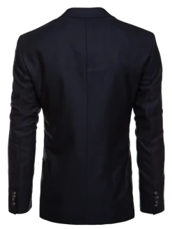 Marynarki Męskie|Wyjątkowe Okazje>Dstreet Marynarka męska jednorzędowa granatowa MX0625