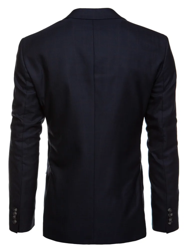 Marynarki Męskie|Wyjątkowe Okazje>Dstreet Marynarka męska jednorzędowa granatowa MX0625