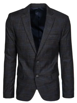 Marynarki Męskie|Wyjątkowe Okazje>Dstreet Marynarka męska jednorzędowa szara MX0639