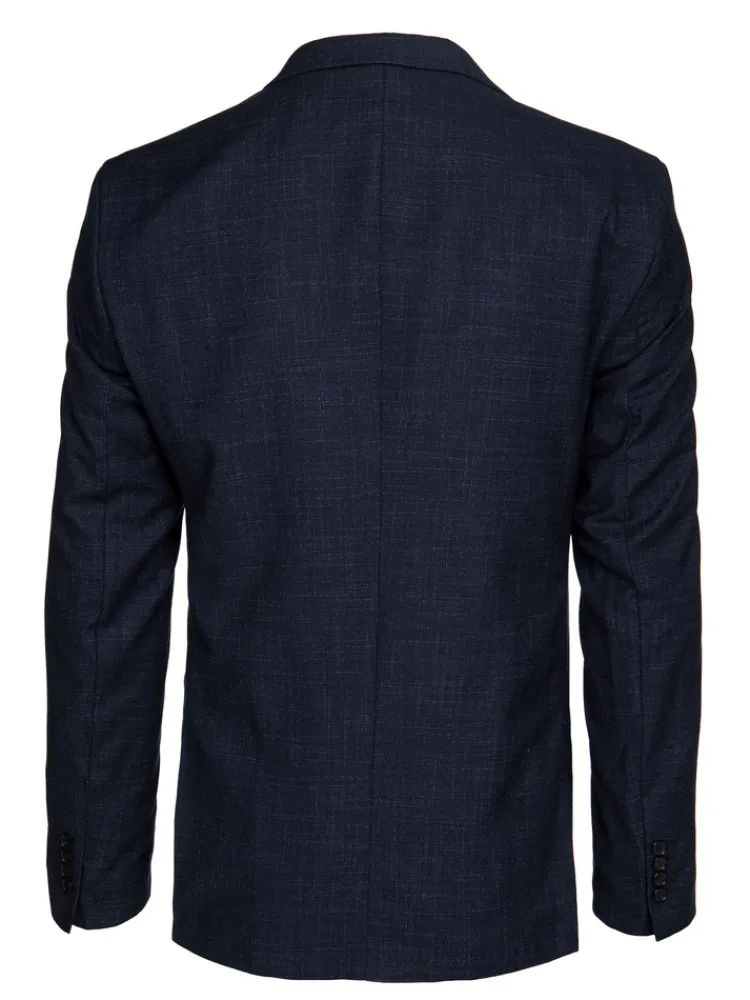 Marynarki Męskie|Wyjątkowe Okazje>Dstreet Marynarka męska jednorzędowa granatowa MX0619