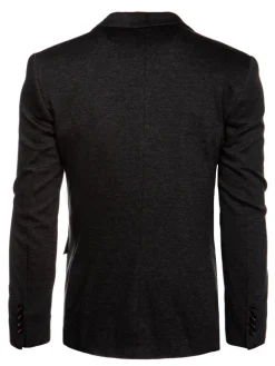 Marynarki Męskie>Dstreet Marynarka męska jednorzędowa antracytowa MX0606