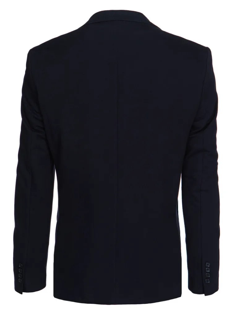 Marynarki Męskie|Wyjątkowe Okazje>Dstreet Marynarka męska jednorzędowa granatowa MX0632