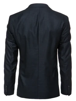 Wyjątkowe Okazje|Marynarki Męskie>Dstreet Marynarka męska jednorzędowa granatowa MX0637