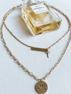 Naszyjniki>Dstreet Naszyjnik MARBLE złoty IY0081