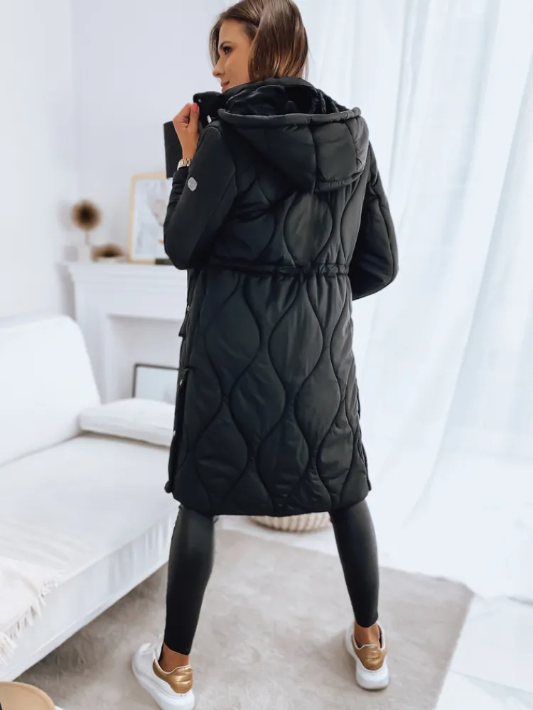 Płaszcze Damskie|Kurtki Damskie>Dstreet Płaszcz damski GIANNA czarny TY3174