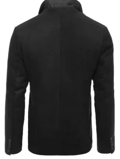 Płaszcze Męskie>Dstreet Płaszcz męski czarny CX0433