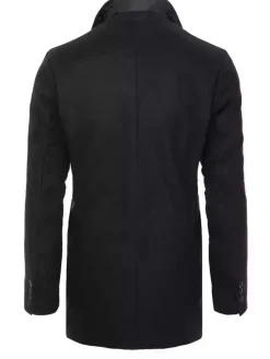 Płaszcze Męskie>Dstreet Płaszcz męski czarny CX0434