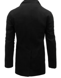 Płaszcze Męskie>Dstreet Płaszcz męski czarny CX0380