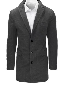 Płaszcze Męskie>Dstreet Płaszcz męski szary CX0441