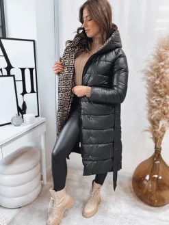 Płaszcze Damskie|Kurtki Damskie>Dstreet Płaszcz zimowy damski GRACE czarny TY4068