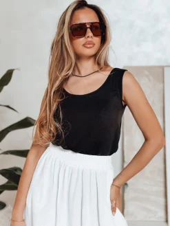 T-Shirty Damskie|Bluzki Damskie>Dstreet Podkoszulka damska AGNETHAS czarna RY2500