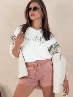 Spodenki Damskie>Dstreet Spodenki damskie CITYCHIC jasnoróżowe SY0348