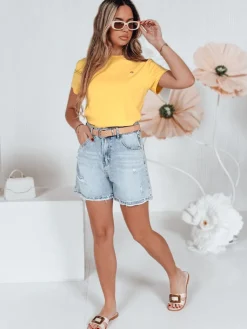 Spodenki Damskie>Dstreet Spodenki damskie jeansowe VALONNA niebieskie SY0477