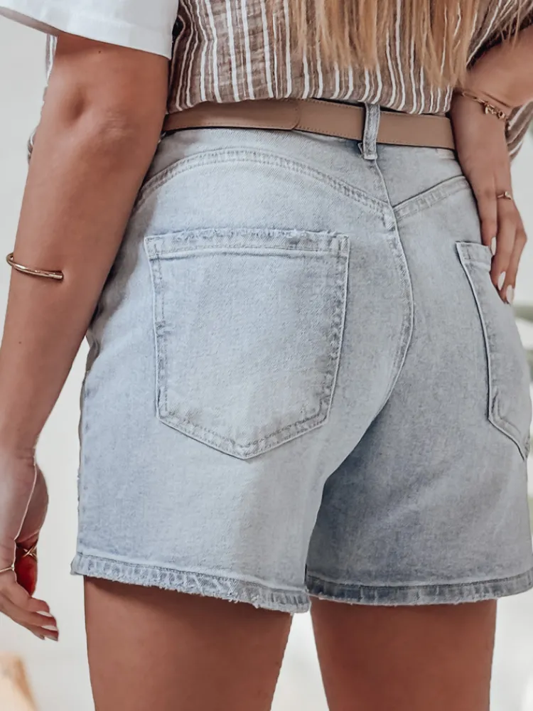 Spodenki Damskie>Dstreet Spodenki damskie jeansowe SUMMER JEAN niebieskie SY0484