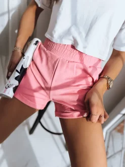 Spodenki Damskie>Dstreet Spodenki damskie KAKKI jasnoróżowe SY0275