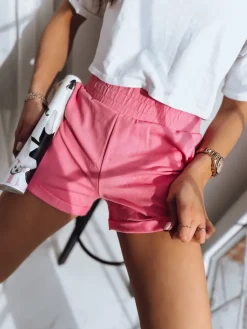 Spodenki Damskie>Dstreet Spodenki damskie KAKKI różowe SY0271