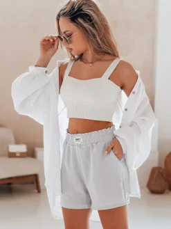 Spodenki Damskie>Dstreet Spodenki damskie OWN STYLE szare SY0454