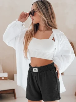 Spodenki Damskie>Dstreet Spodenki damskie OWN STYLE czarne SY0451