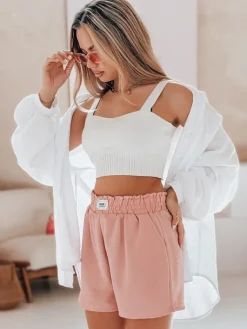 Spodenki Damskie>Dstreet Spodenki damskie OWN STYLE różowe SY0455