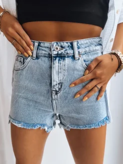 Spodenki Damskie>Dstreet Spodenki damskie PALOMA PARADISE jasnoniebieskie SY0309