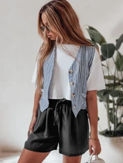 Spodenki Damskie>Dstreet Spodenki damskie RELAX TIME czarne SY0457