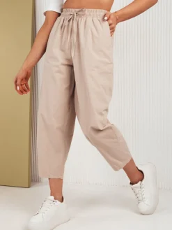 Spodnie Damskie>Dstreet Spodnie damskie BALLOON FANTASY beżowe UY1669