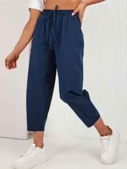 Spodnie Damskie>Dstreet Spodnie damskie BALLOON FANTASY granatowe UY1667