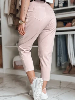 Spodnie Damskie>Dstreet Spodnie damskie chinosy CHINOSKA różowe UY2554