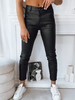 Spodnie Damskie>Dstreet Spodnie damskie COLIN czarne UY1778