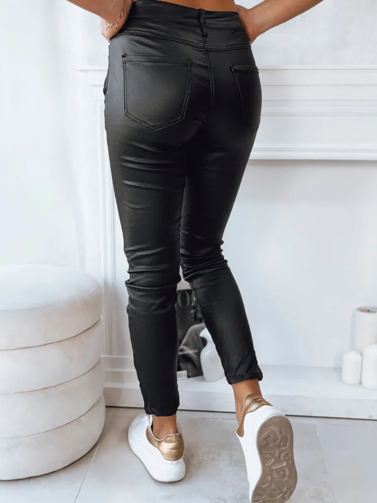 Spodnie Damskie>Dstreet Spodnie damskie COLIN czarne UY1778