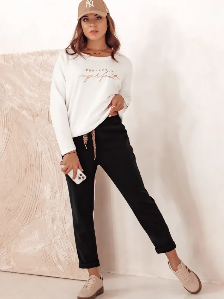 Spodnie Damskie>Dstreet Spodnie damskie COMFYSTY casualowe czarne UY2296