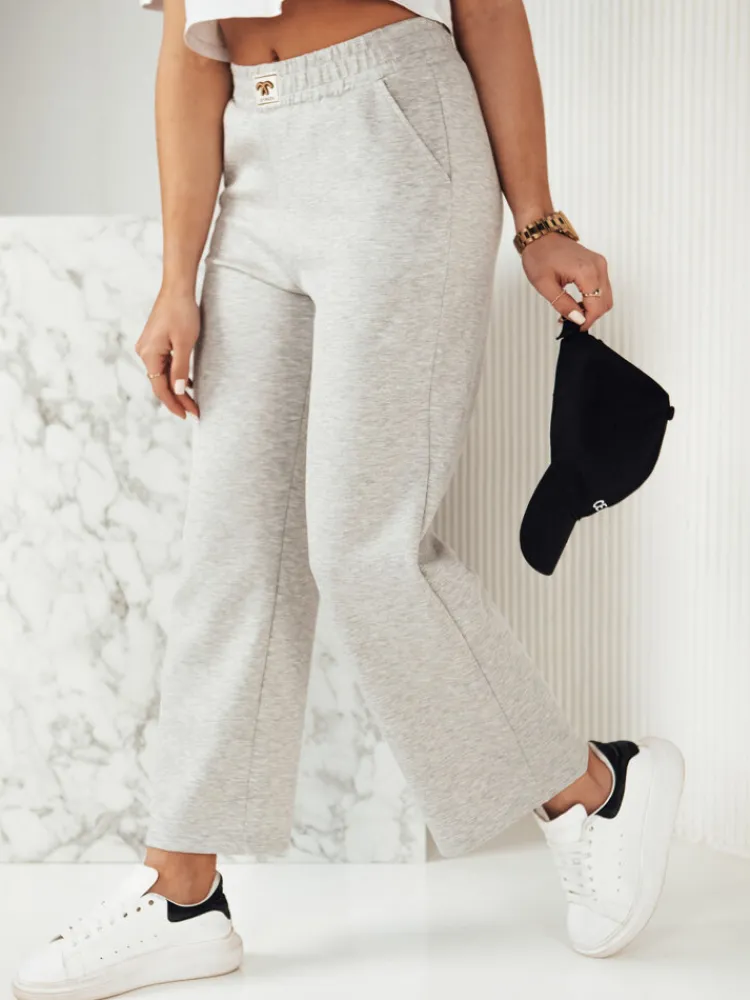 Spodnie Damskie>Dstreet Spodnie damskie dresowe AXEL szare UY1800