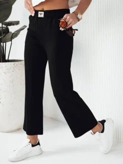 Spodnie Damskie>Dstreet Spodnie damskie dresowe AXEL czarne UY1802